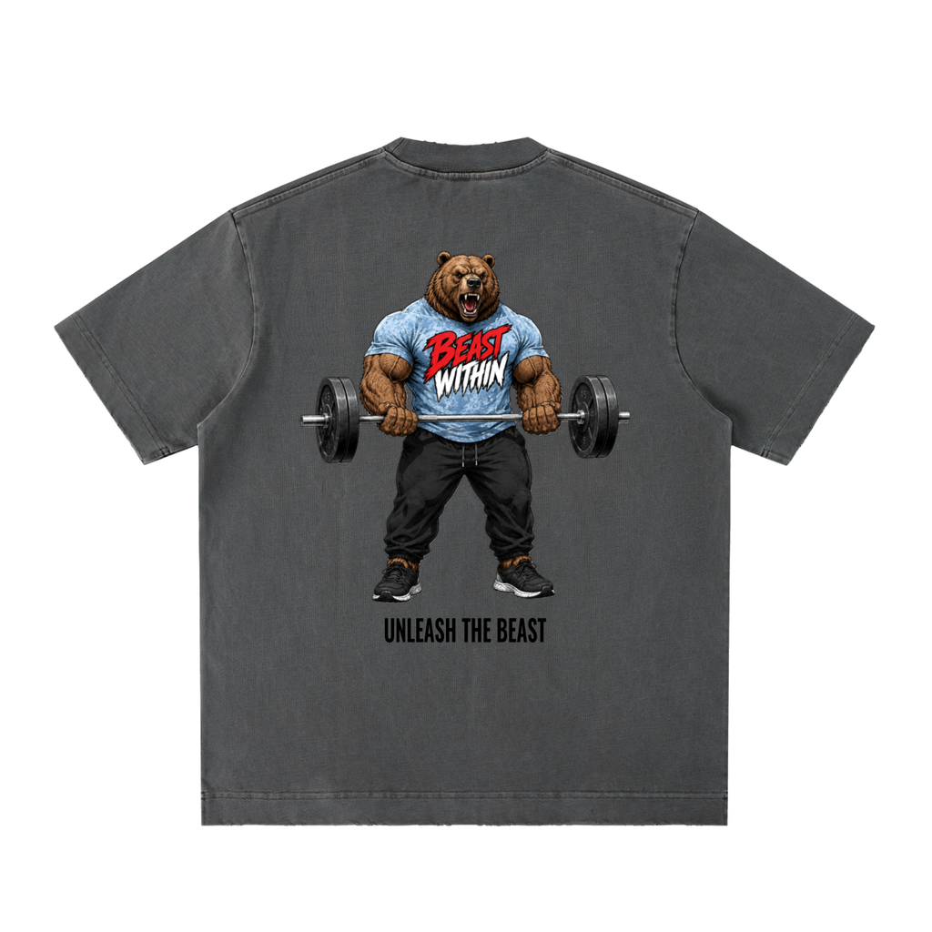 Heavyweight Frayed T-Shirt - Curling