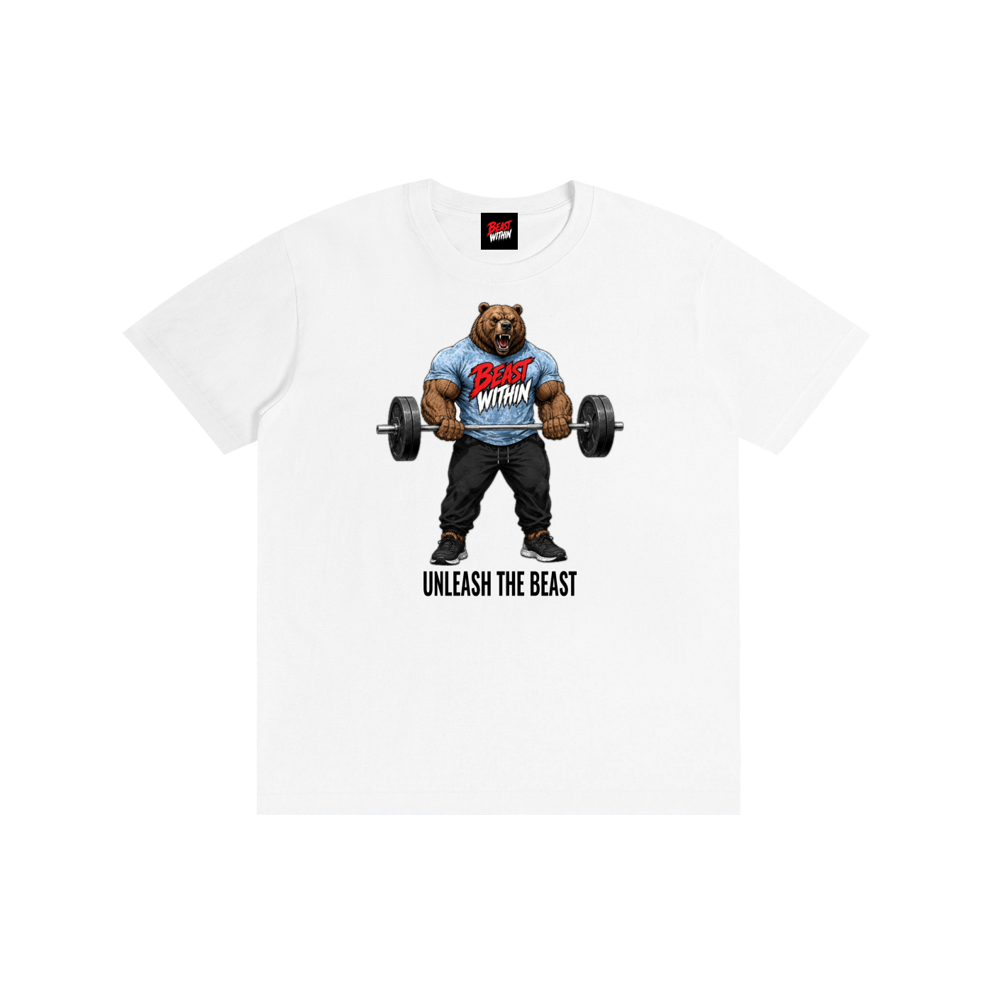 Curling Trenbear Cotton Tee