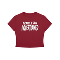 Women's Overtrain Cropped Tee