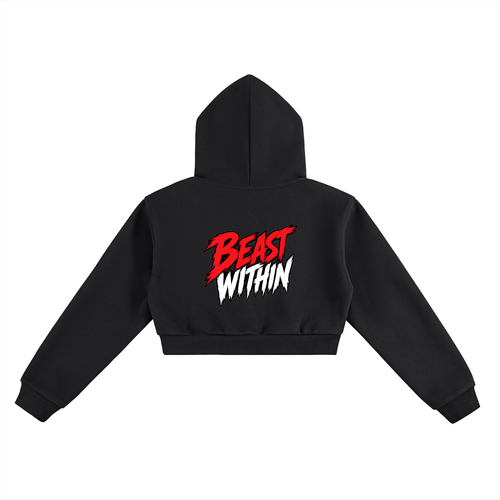 womens,cropped,hoodie,hood,sweatshirt,sweats,gym,fitness,sport,running,weightlifting,powerlifting,bodybuilding