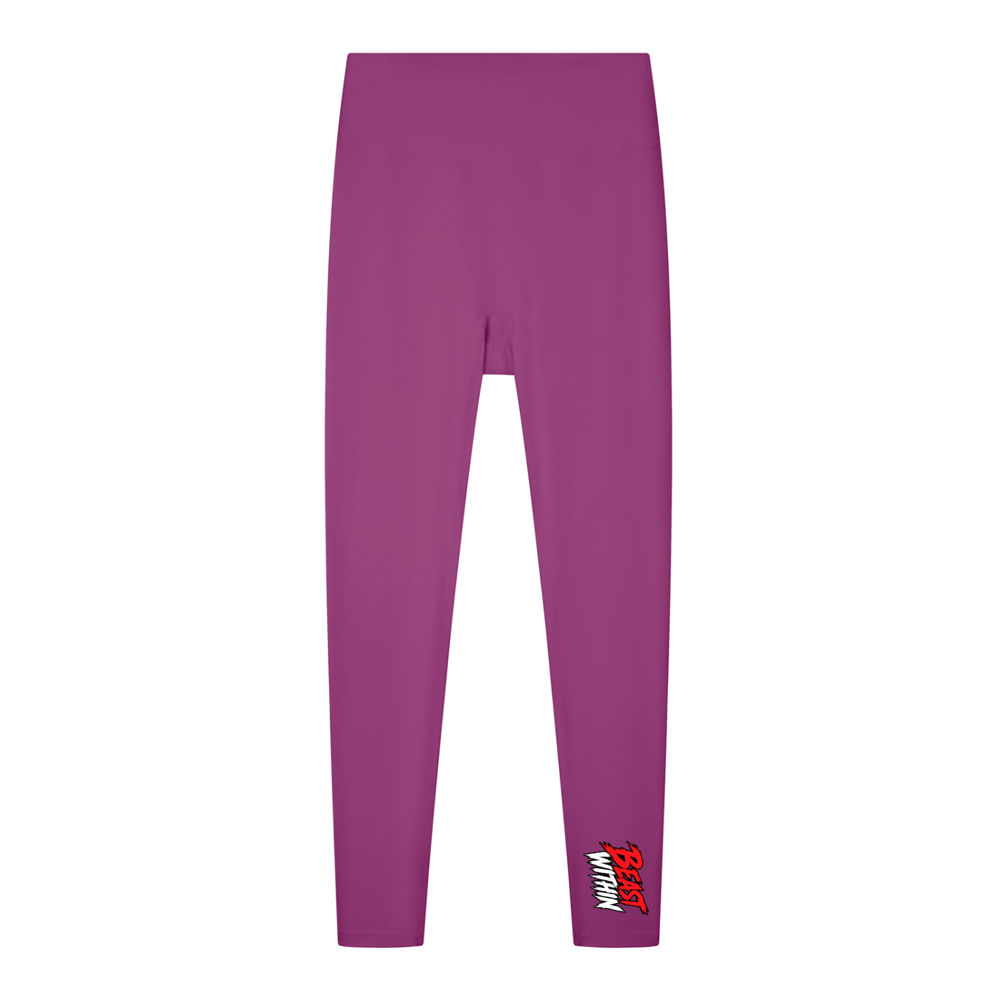 Women's Solid High Rise Leggings