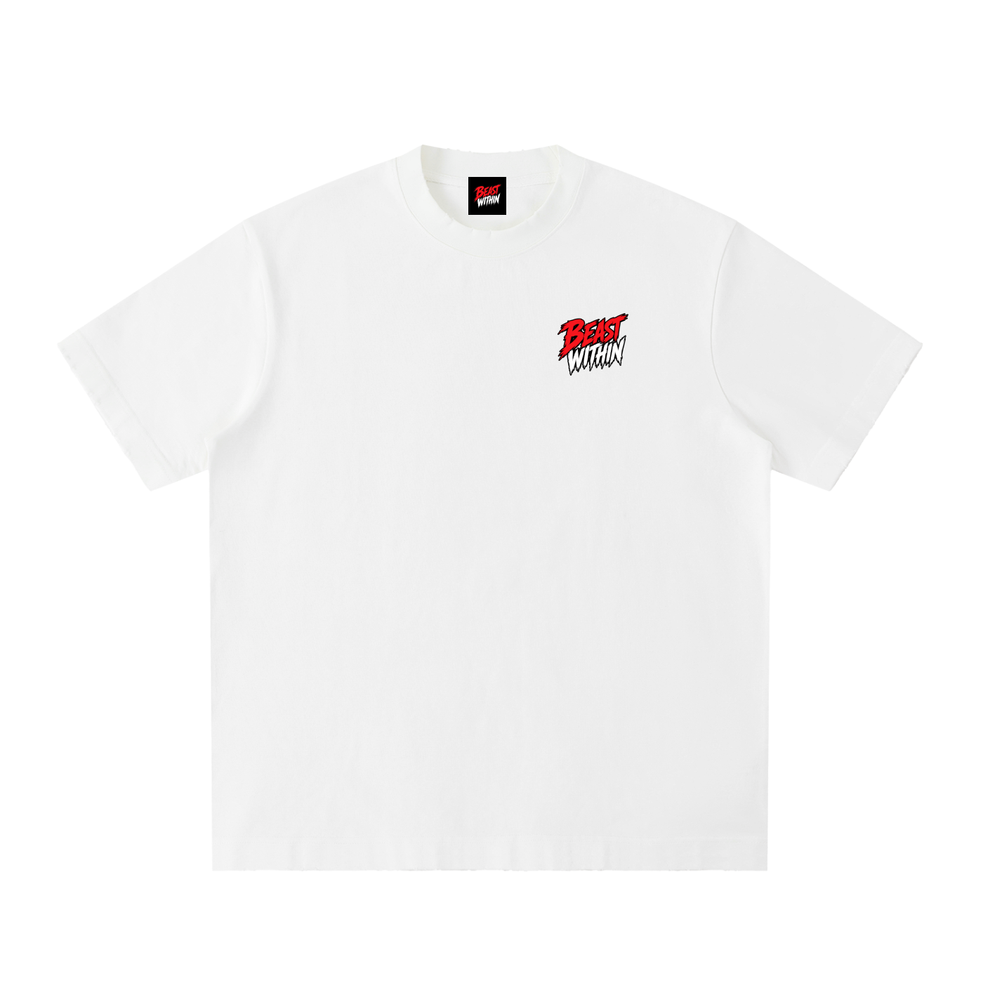 Heavyweight Frayed T-Shirt - Curling