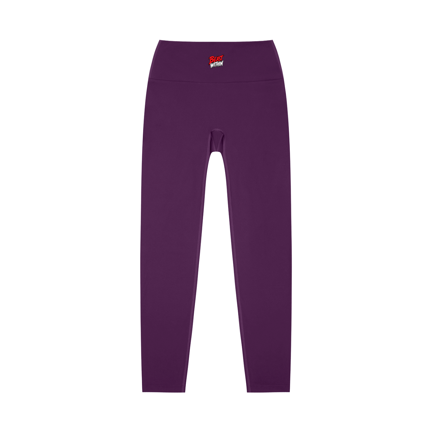 Branded High-Waisted Yoga Leggings