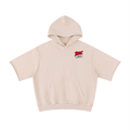 Mineral Wash Short Sleeve Hoodie