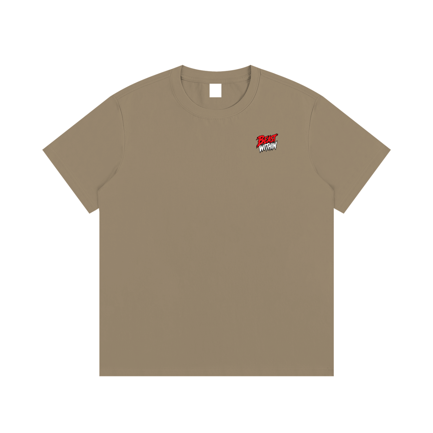 Solid Cotton T-Shirt - Chest Logo