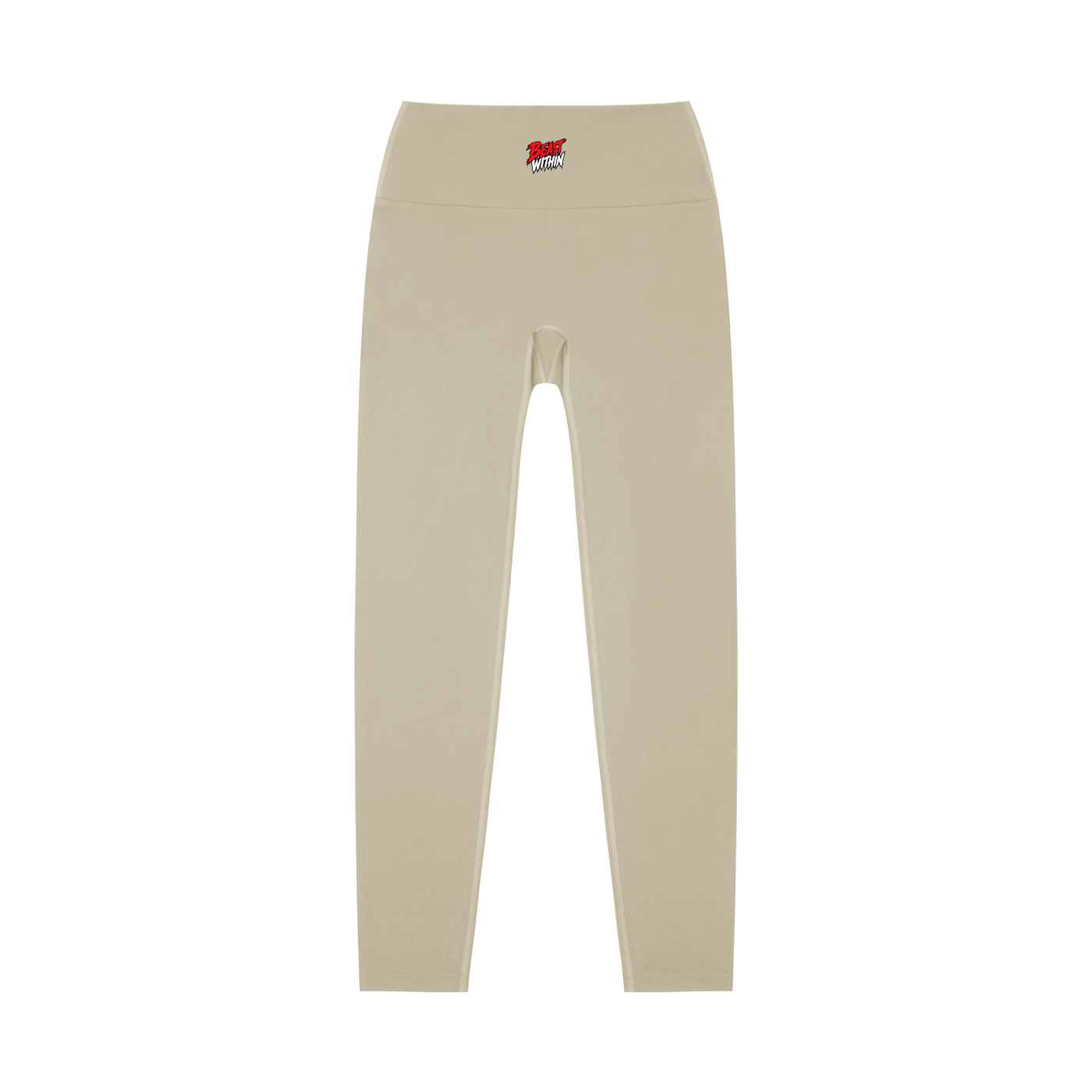 Branded High-Waisted Yoga Leggings
