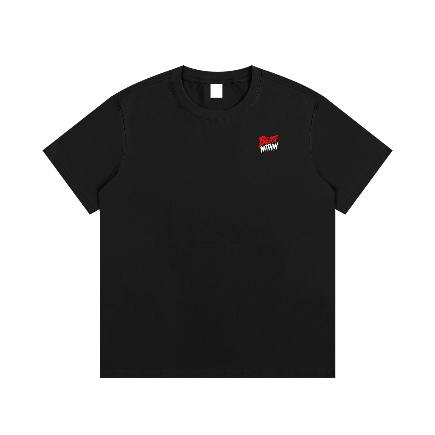 Solid Cotton T-Shirt - Chest Logo