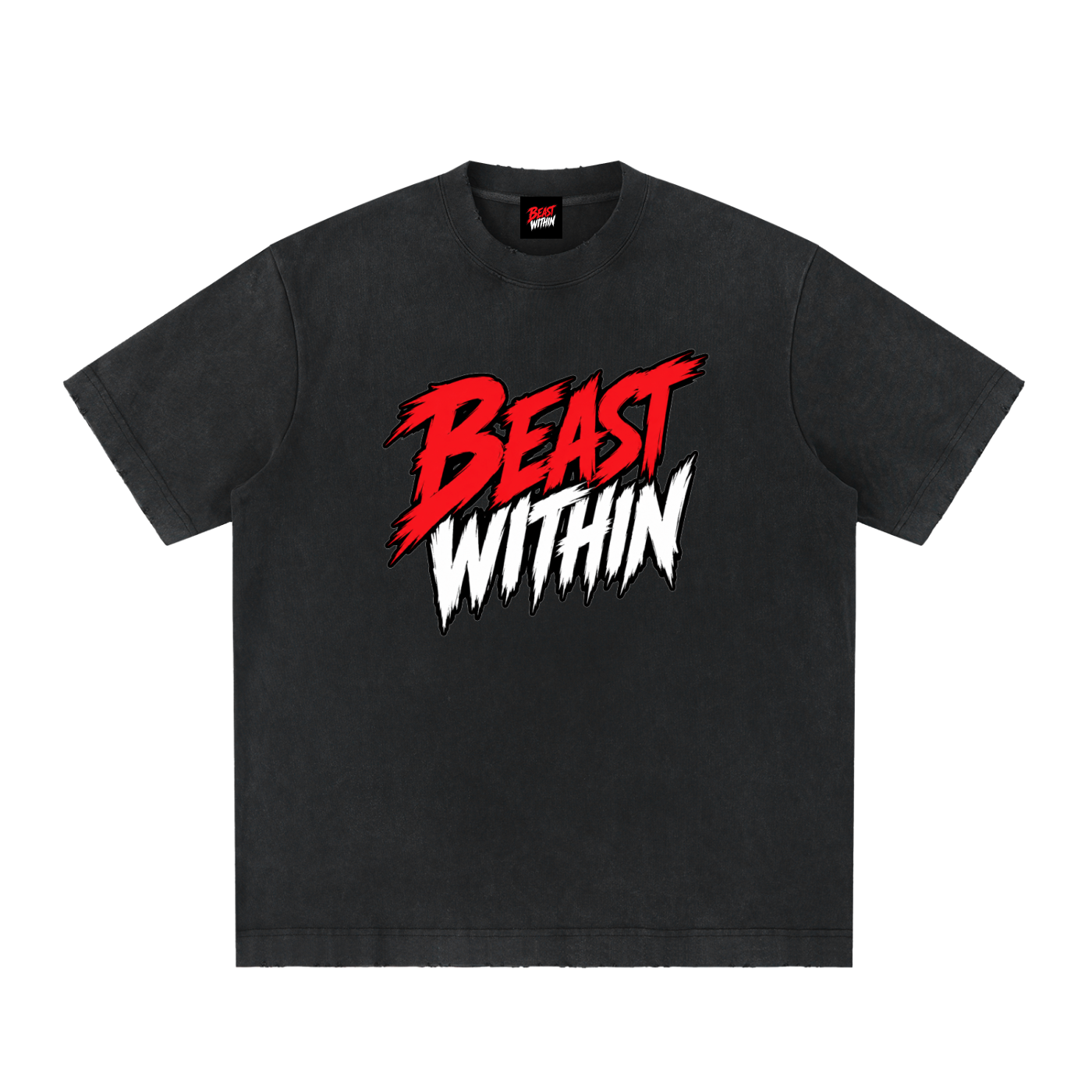 Vintage Washed Beast Within Graphic Tee