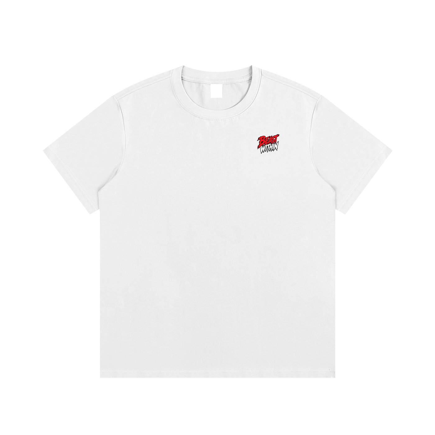 Solid Cotton T-Shirt - Chest Logo