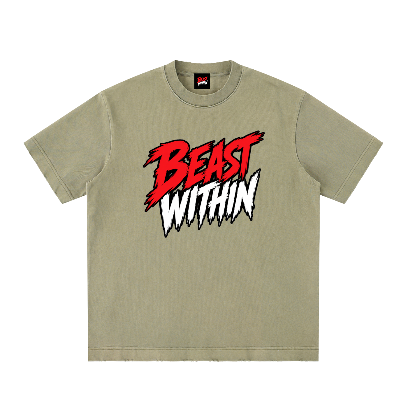 Vintage Washed Beast Within Graphic Tee