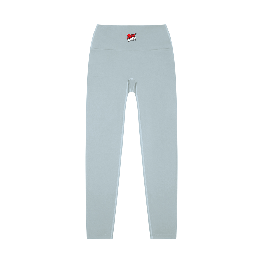 Branded High-Waisted Yoga Leggings