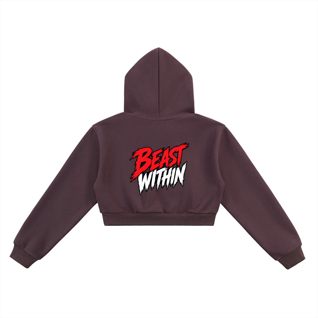 womens,cropped,hoodie,hood,sweatshirt,sweats,gym,fitness,sport,running,weightlifting,powerlifting,bodybuilding