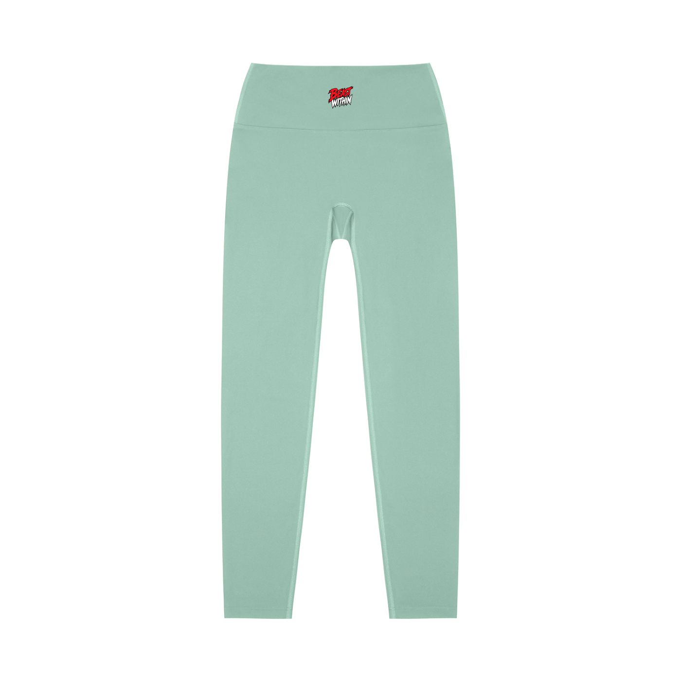 Branded High-Waisted Yoga Leggings