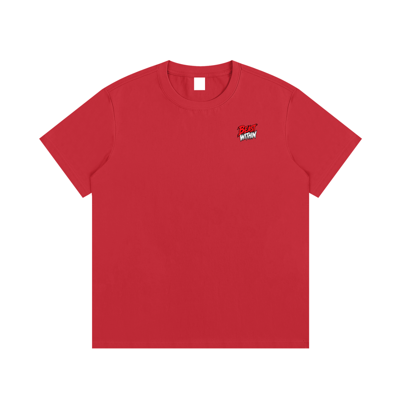 Solid Cotton T-Shirt - Chest Logo