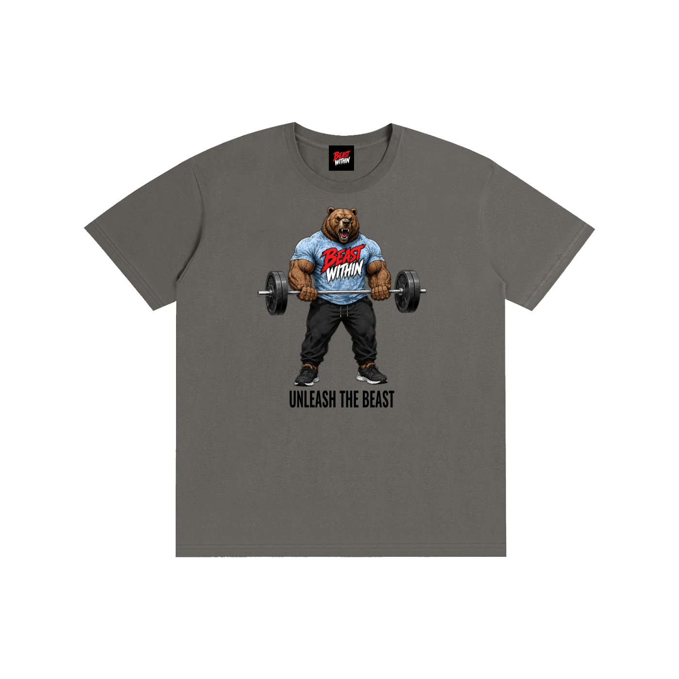 Curling Trenbear Cotton Tee