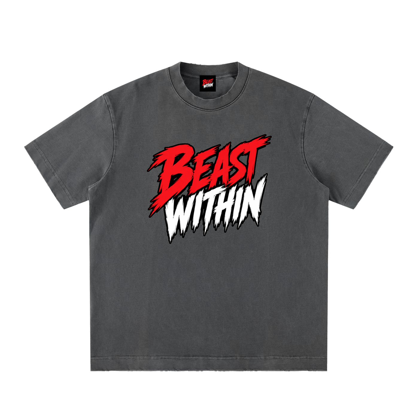 Vintage Washed Beast Within Graphic Tee
