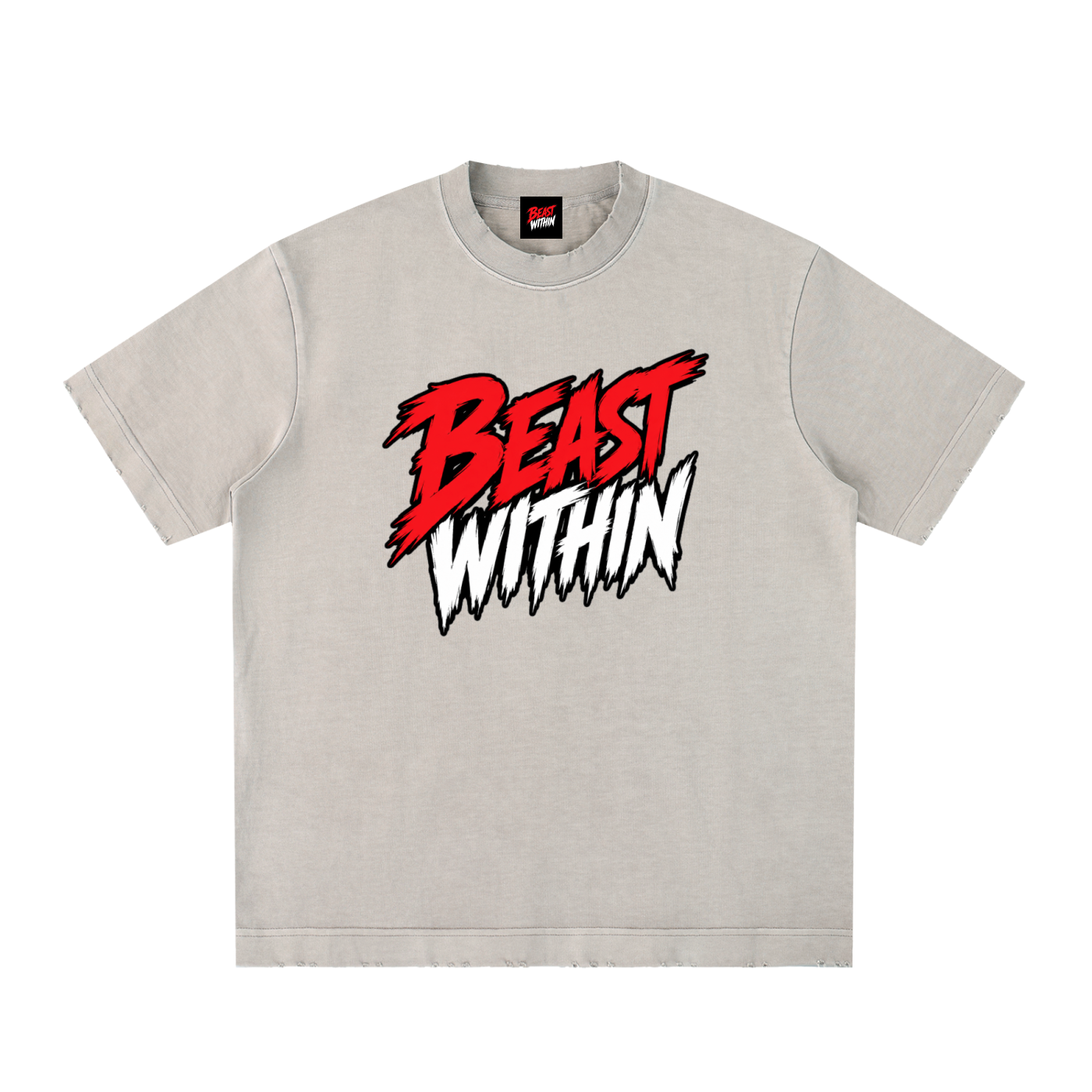 Vintage Washed Beast Within Graphic Tee