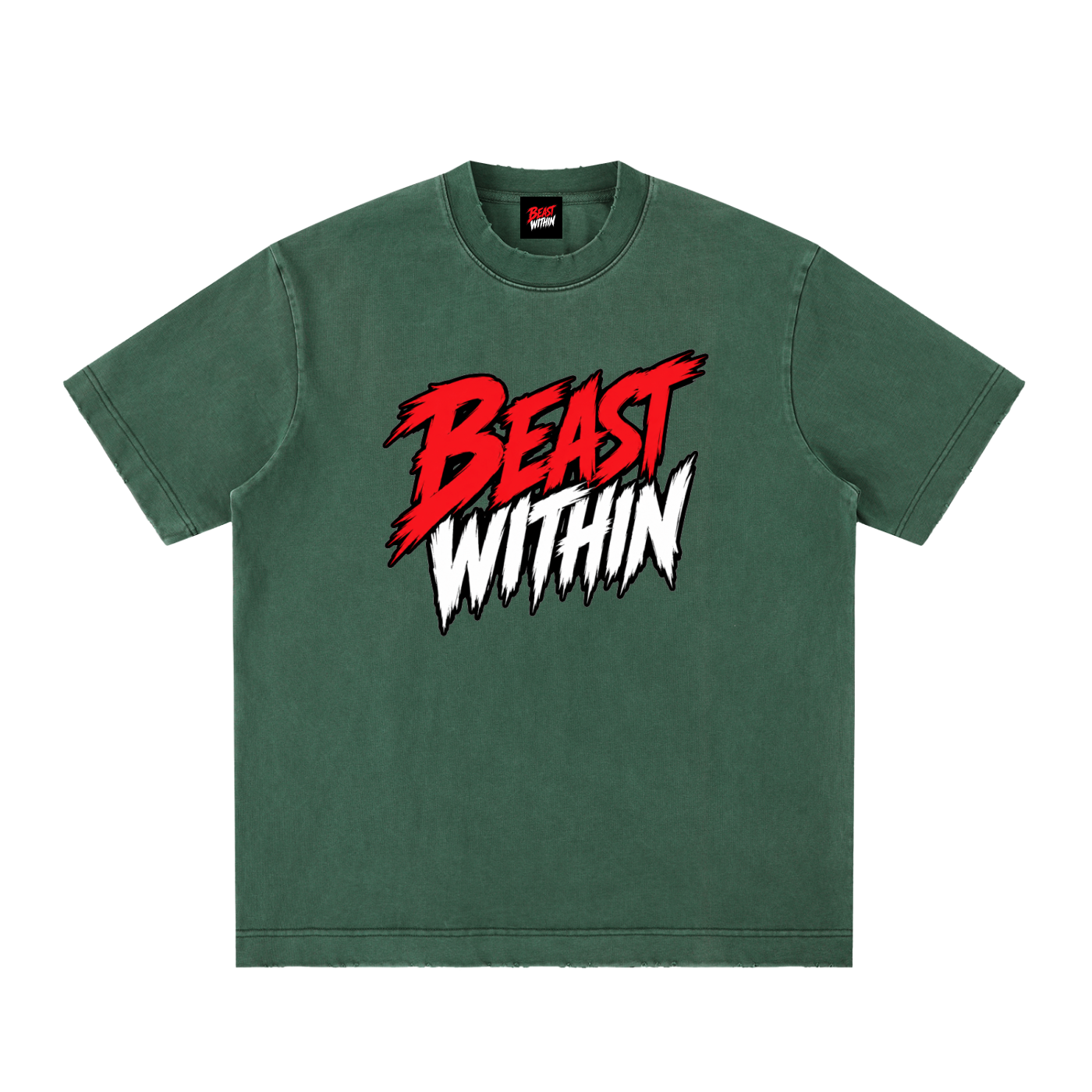 Vintage Washed Beast Within Graphic Tee