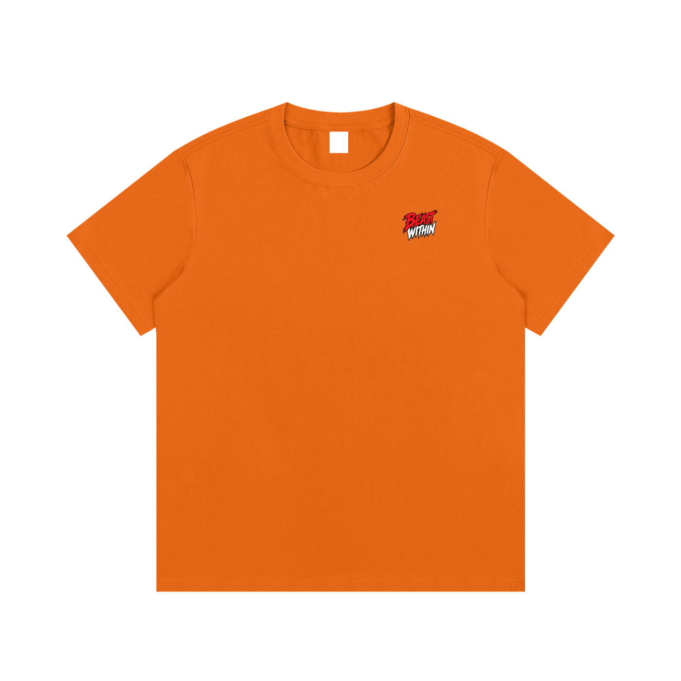 Solid Cotton T-Shirt - Chest Logo