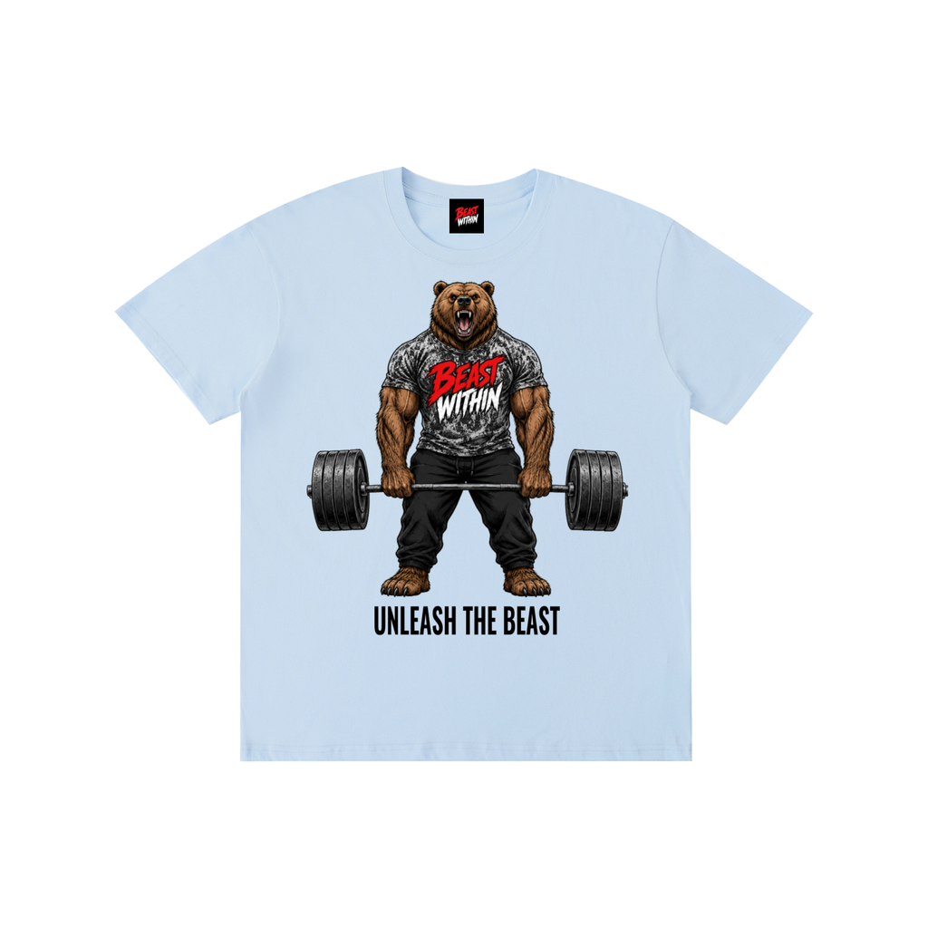 Deadlifting Trenbear Cotton Tee