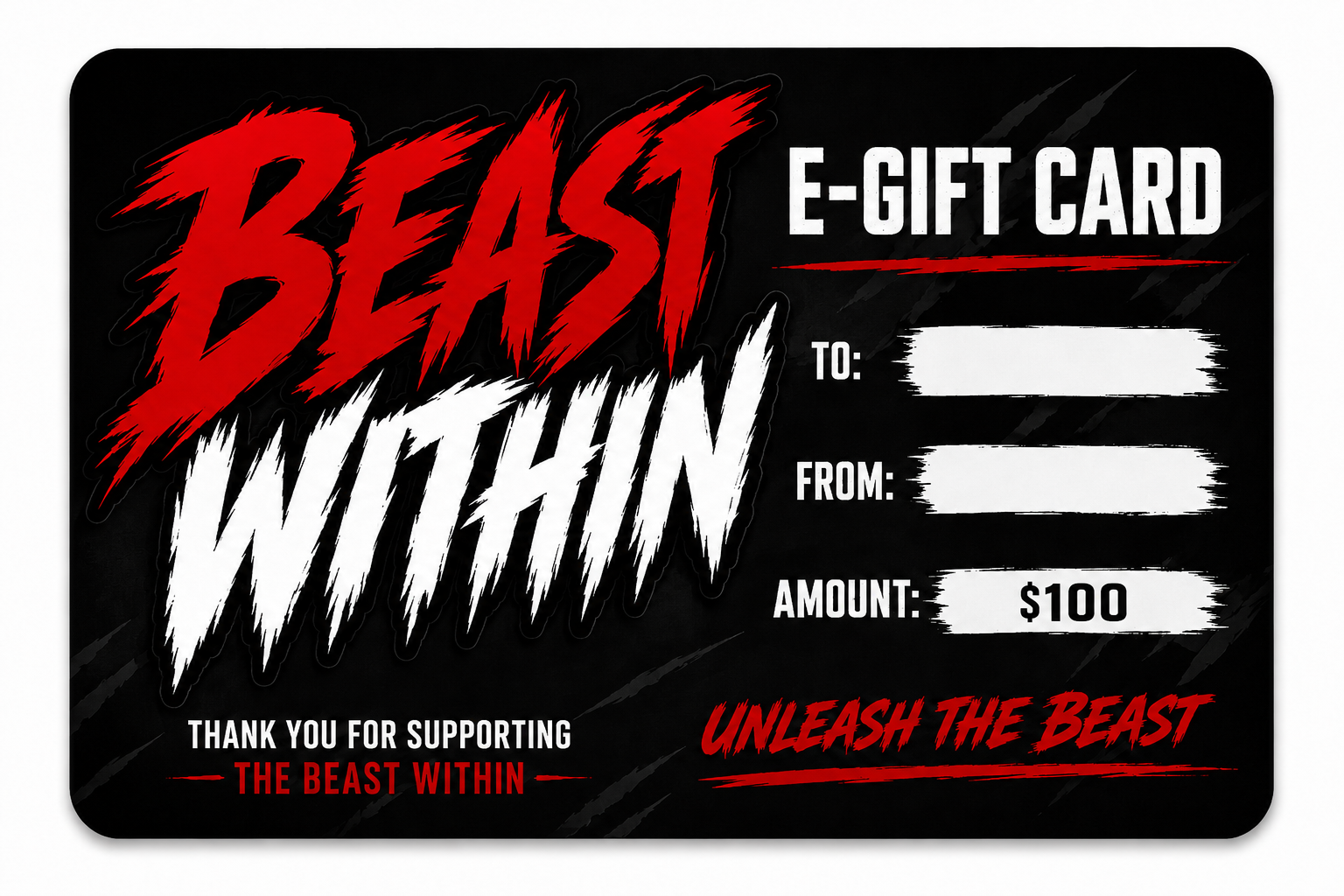 Beast Within Gift Card
