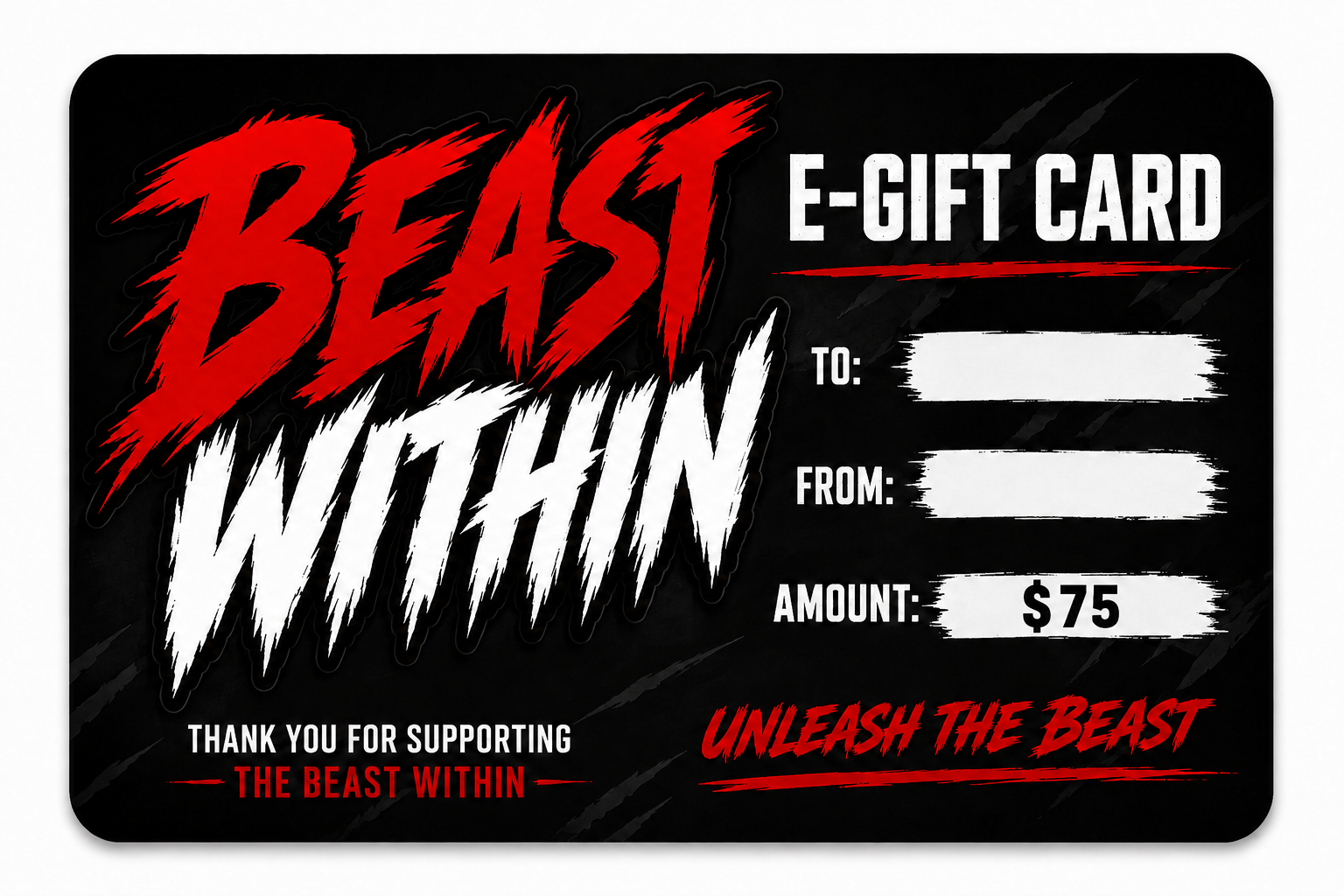 Beast Within Gift Card