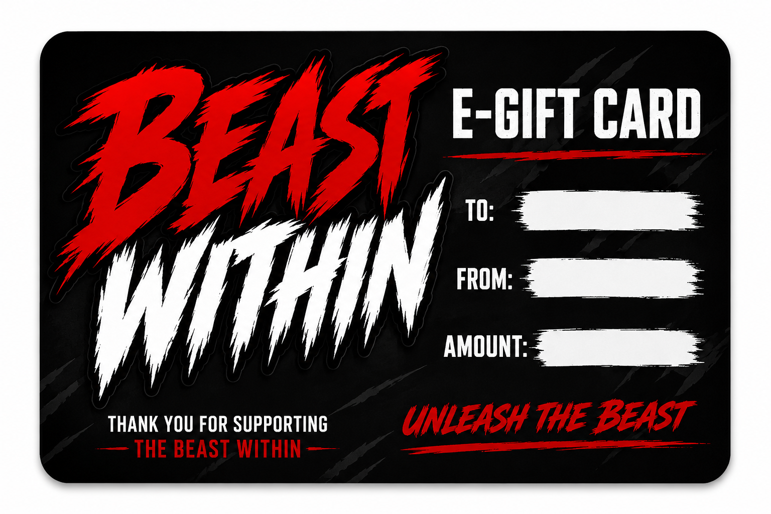 Beast Within Gift Card